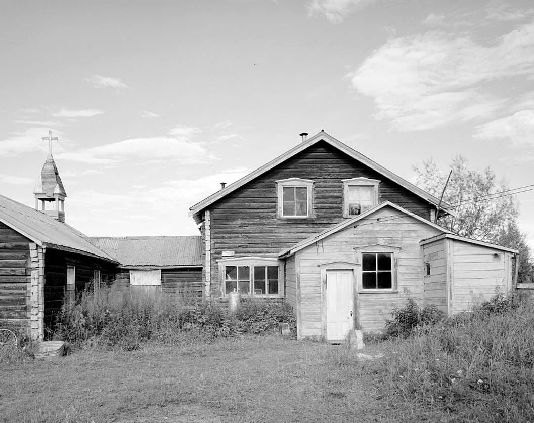 Historic Photo : Church & Parish House, Eagle, Southeast Fairbanks Census Area, AK 3 Photograph