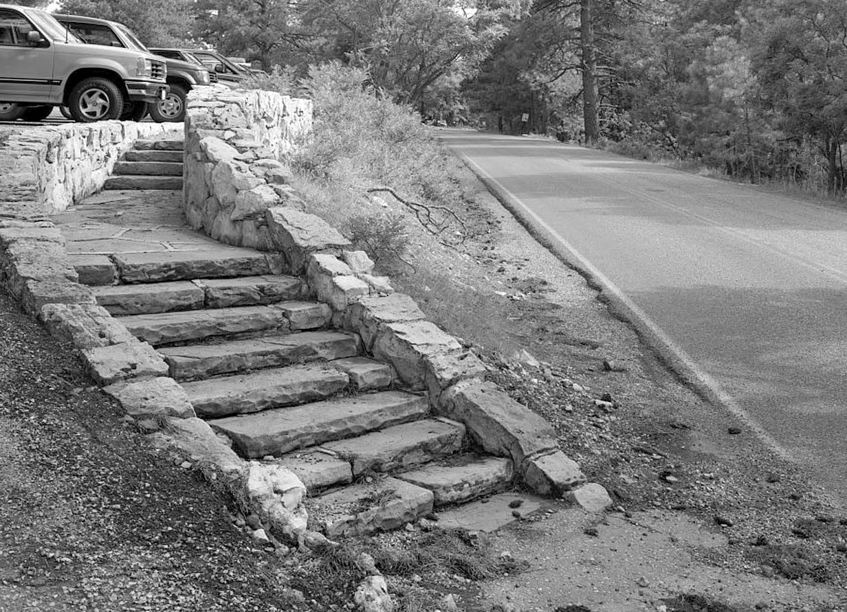 Historic Photo : North Entrance Road, Between Little Park & Bright Angel Point, Grand Canyon, Coconino County, AZ 2 Photograph