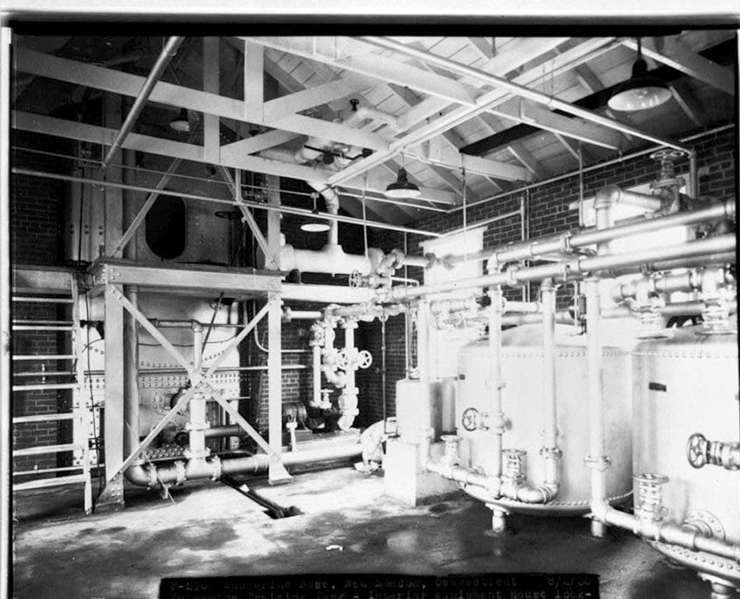 Historic Photo : U.S. Naval Submarine Base, New London Submarine Escape Training Tank, Albacore & Darter Roads, Groton, New London County, CT 13 Photograph