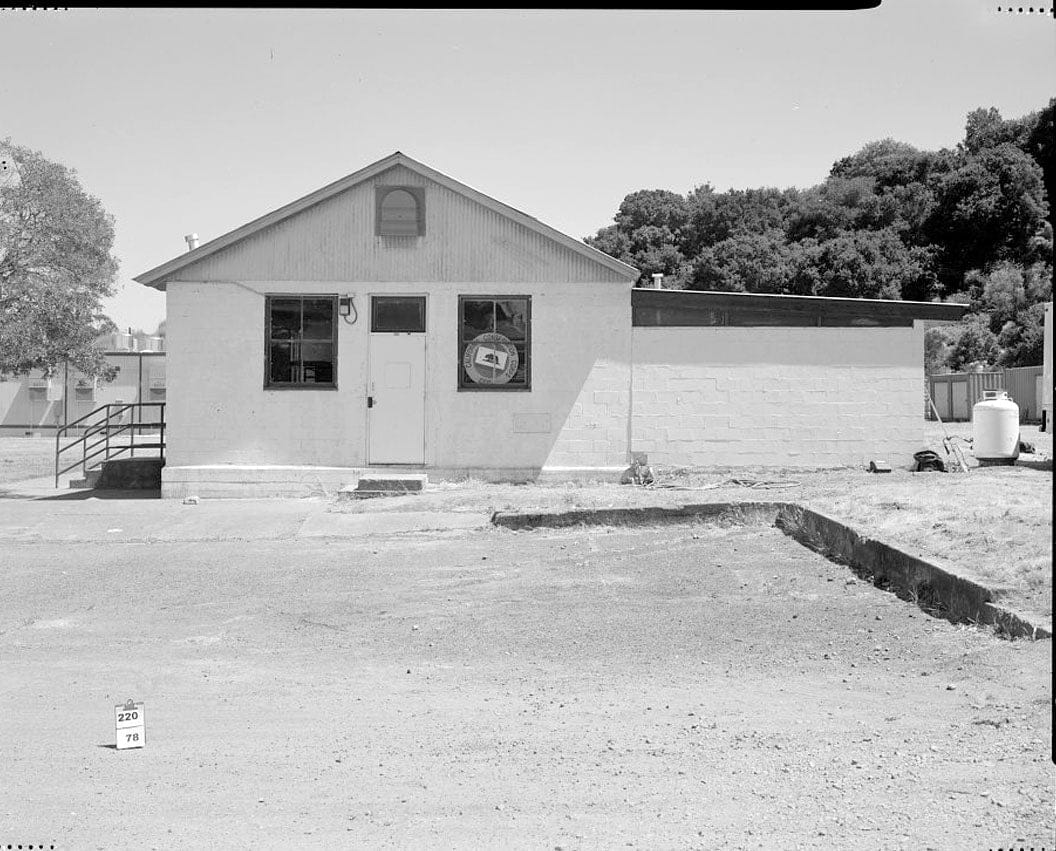 Historic Photo : Mare Island Naval Shipyard, Quartermaster & Tailor Shop, Railroad Avenue near Eighteenth Street, Vallejo, Solano County, CA 2 Photograph
