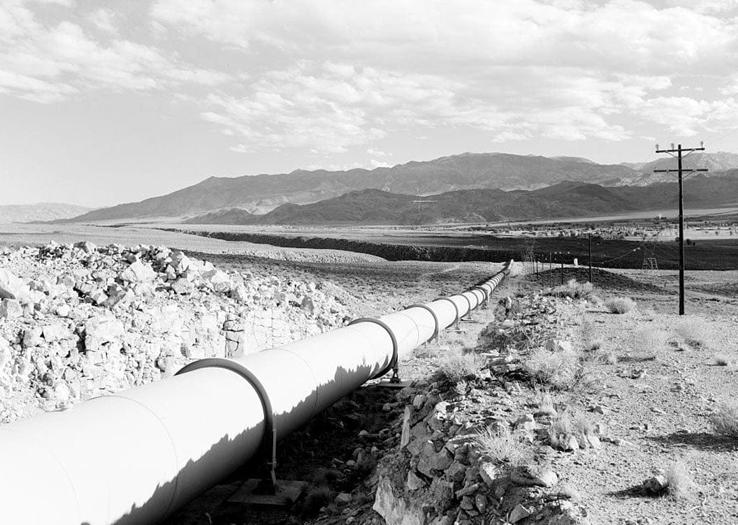 Historic Photo : Los Angeles Aqueduct, Aqueduct North of Bishop, Los Angeles, Los Angeles County, CA 1 Photograph