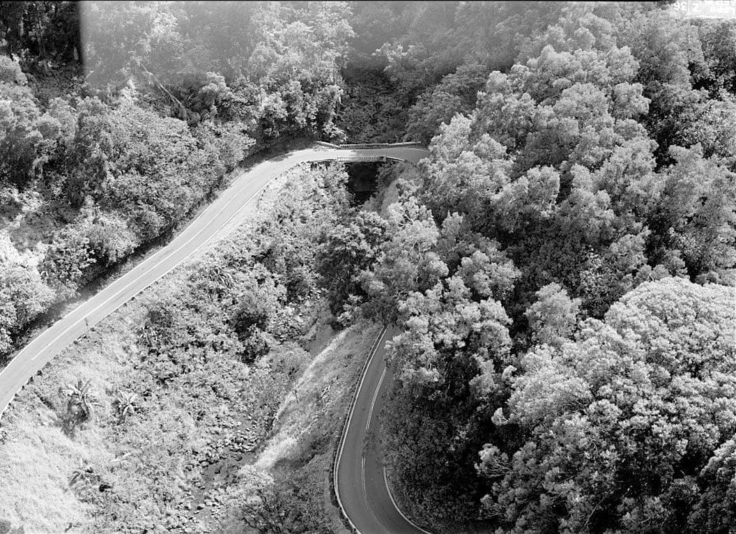 Historic Photo : Hana Belt Road, Between Haiku and Kaipahulu, Hana, Maui County, HI 22 Photograph