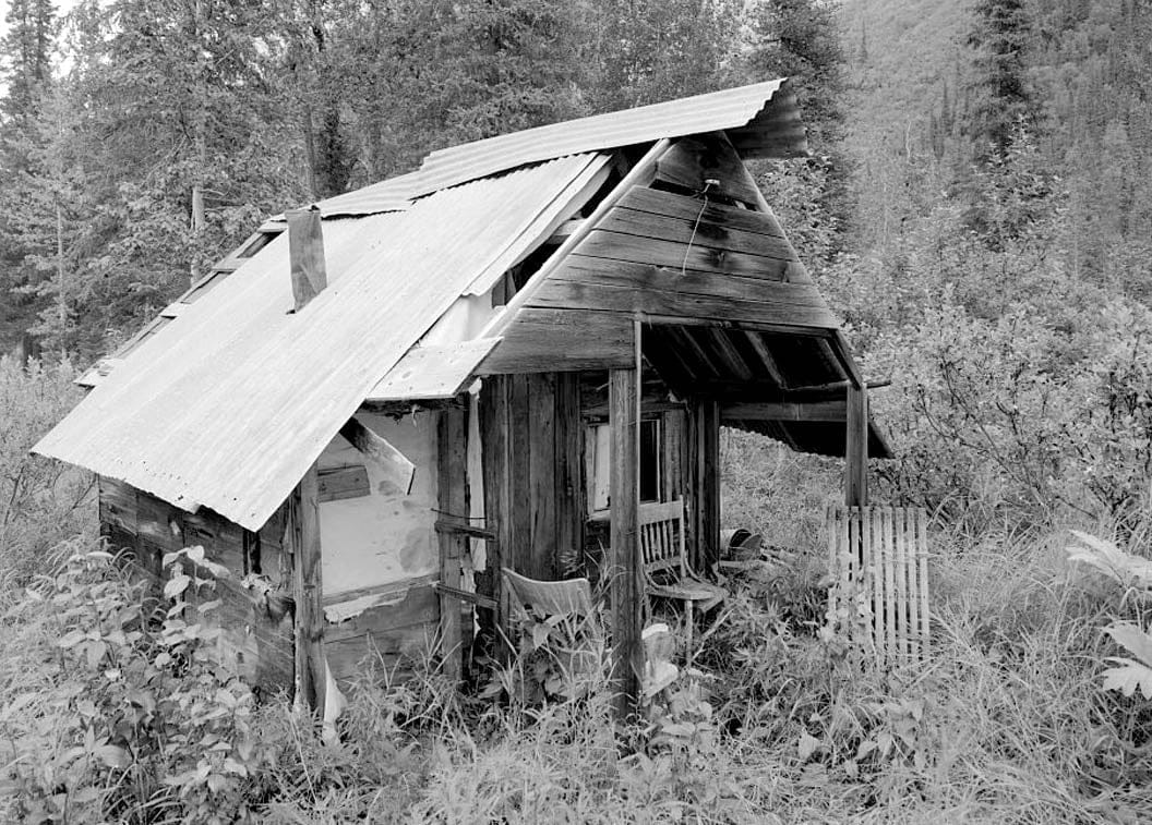 Historic Photo : Green Butte Copper Company, Bathhouse, McCarthy Creek 12 miles Northeast of McCarthy, McCarthy, Valdez-Cordova Census Area, AK 1 Photograph