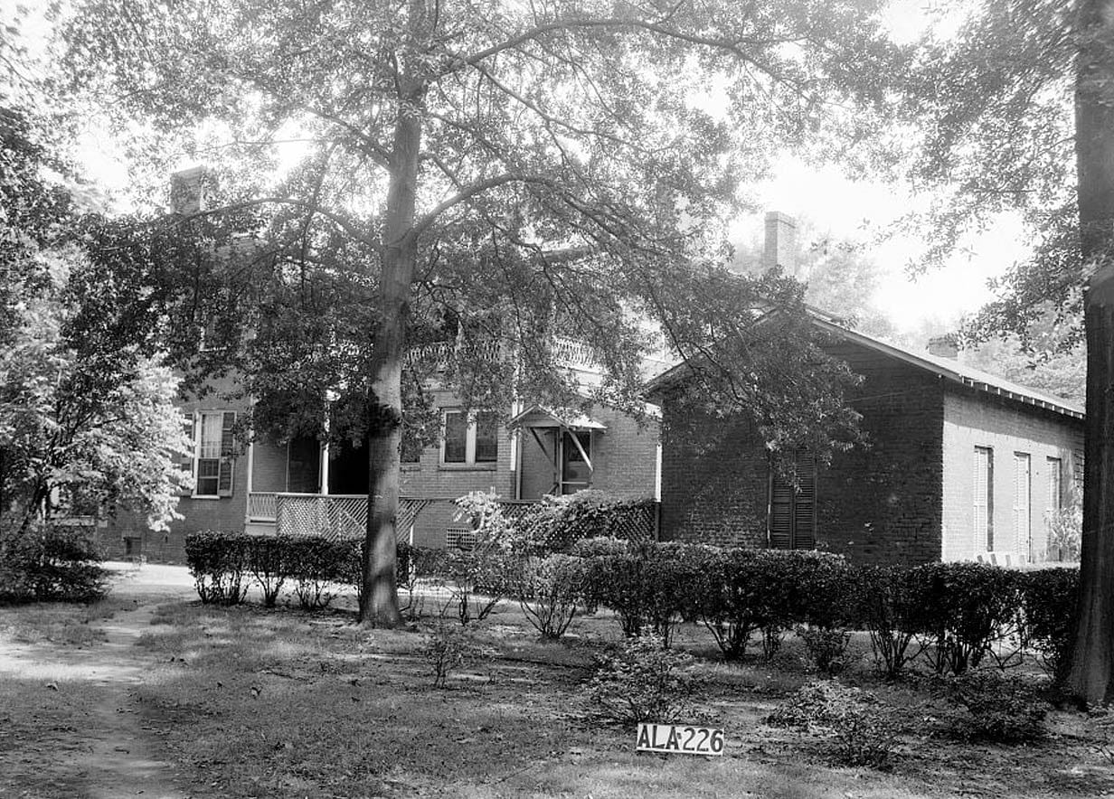Historic Photo : Alfred Battle Home, Greensboro Avenue, Tuscaloosa, Tuscaloosa County, AL 3 Photograph