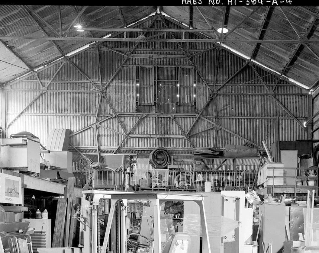 Historic Photo : Ewa Plantation Company Industrial Center, Sugar Warehouse, Honouliuli Plain, near intersection of Renton Road & Park Row, Ewa, Honolulu County, HI 1 Photograph