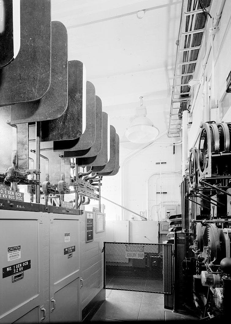 Historic Photo : Los Angeles Aqueduct, Haiwee Power Plant, Los Angeles, Los Angeles County, CA 1 Photograph