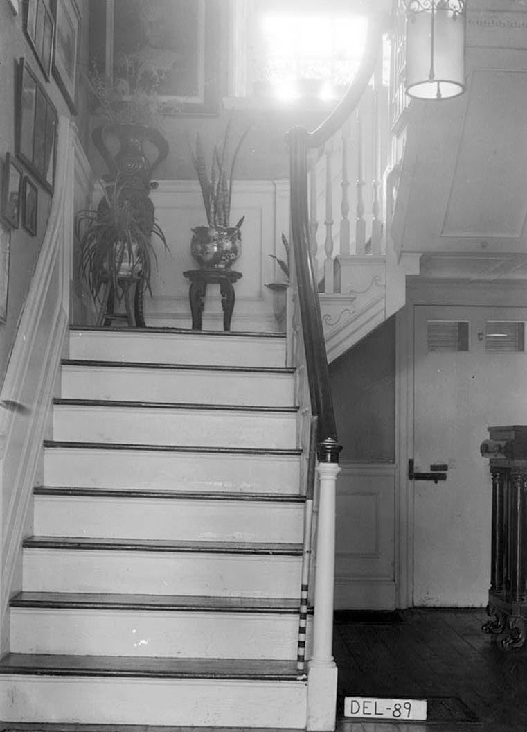 Historic Photo : Wilson-Warner House, Main Street, Odessa, New Castle County, DE 2 Photograph