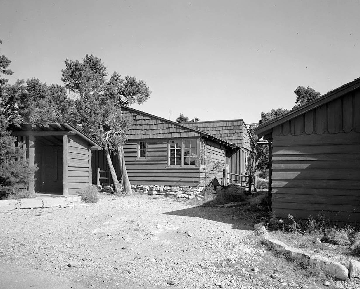 Historic Photo : Bright Angel Lodge, Cabin No. 6174-6177, Grand Canyon Village, South Rim, Grand Canyon, Coconino County, AZ 4 Photograph