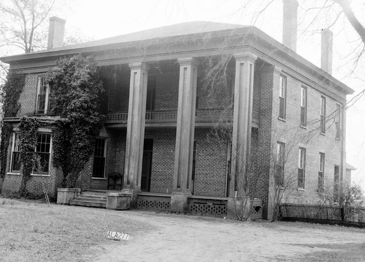 Historic Photo : Southern University, Chancellor's House, College Street, Greensboro, Hale County, AL 3 Photograph