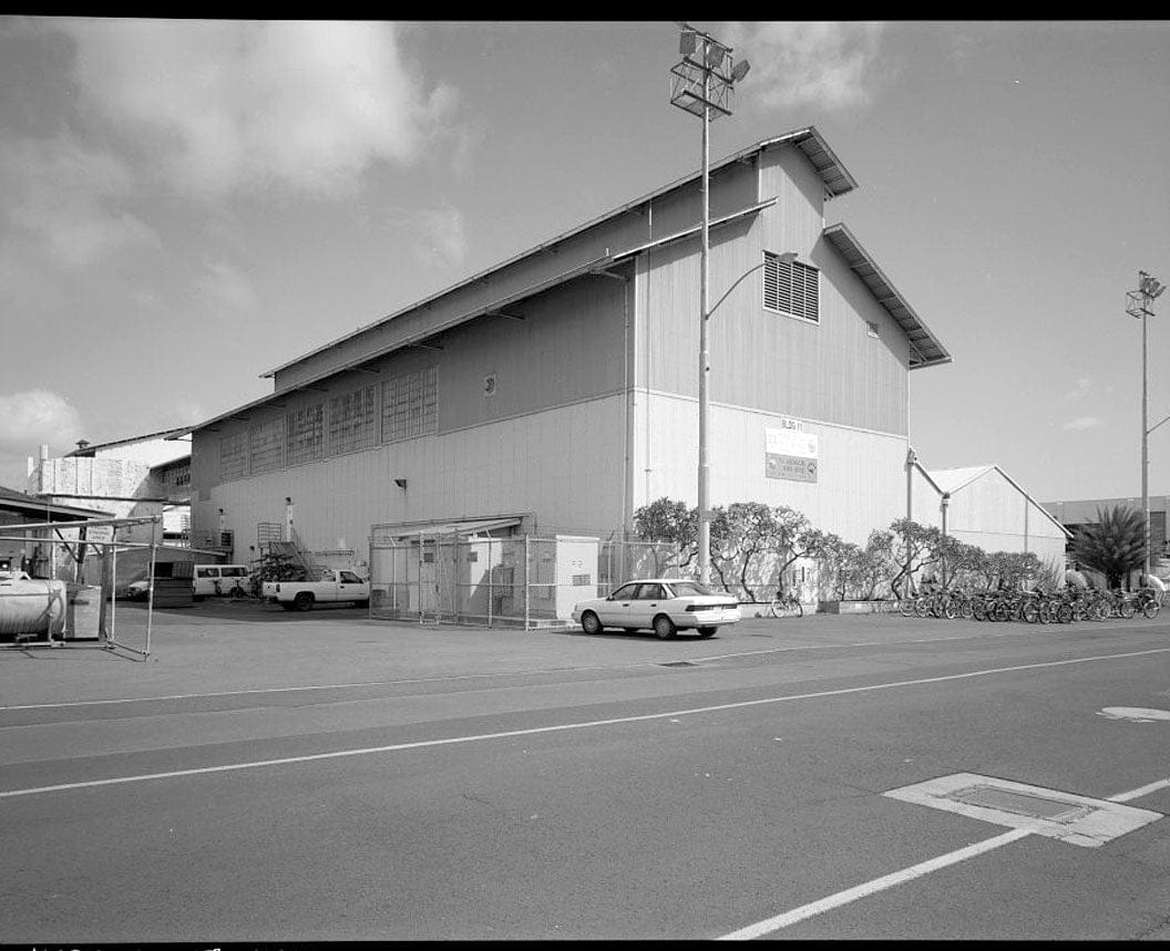 Historic Photo : U.S. Naval Base, Pearl Harbor, Paint Shop & Rigging Loft, Sixth Street between Avenues E & G, Pearl City, Honolulu County, HI 2 Photograph