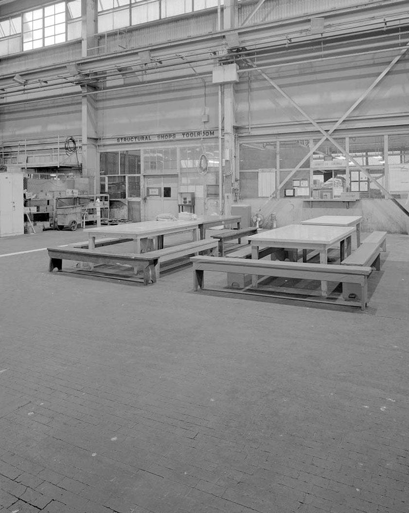 Historic Photo : U.S. Naval Base, Pearl Harbor, Shipfitter's Shop, Seventh Street near Avenue C, Adjacent to Repair Basins, Pearl City, Honolulu County, HI 4 Photograph