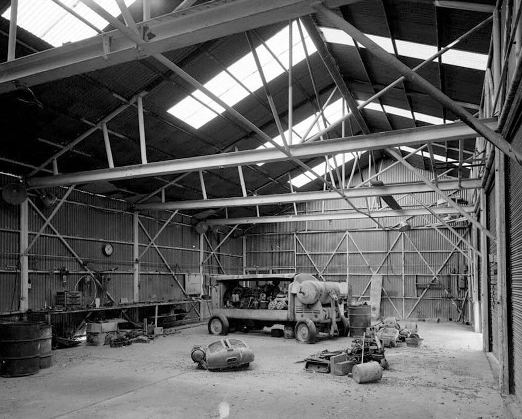 Vanadium Corporation of America (VCA) Naturita Mill, Mechanic Shed, 3 miles Northwest of Naturita, between Highway 141 & San Miguel River, Naturita, Montrose County, CO 1