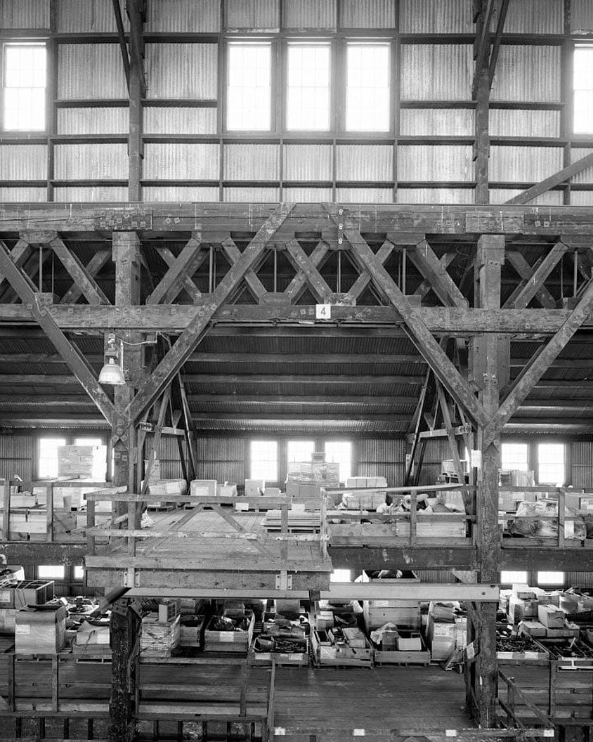 Historic Photo : Mare Island Naval Shipyard, Supply Building, Walnut Avenue, southeast corner of Walnut Avenue & Fifth Street, Vallejo, Solano County, CA 4 Photograph