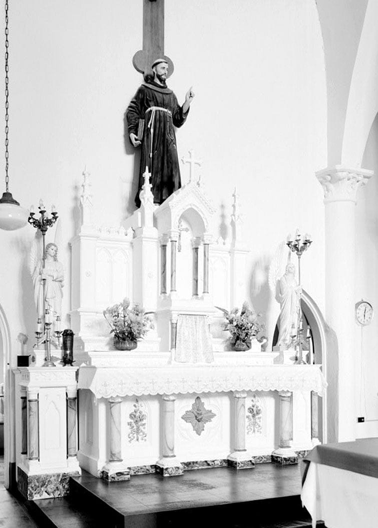 Historic Photo : St. Francis Catholic Church, Moloka'i Island, Kalaupapa, Kalawao County, HI 7 Photograph