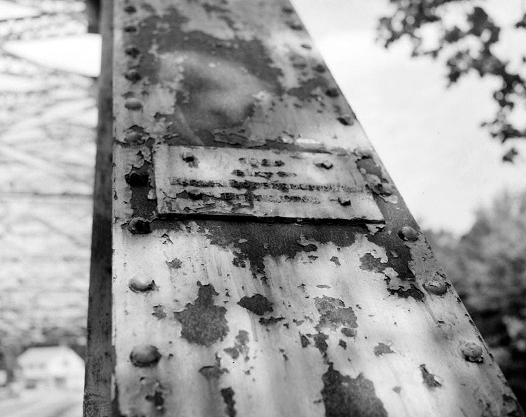 Historic Photo : Gaylordsville Bridge, Spanning Housatonic River at U.S. Highway 7, New Milford, Litchfield County, CT 3 Photograph