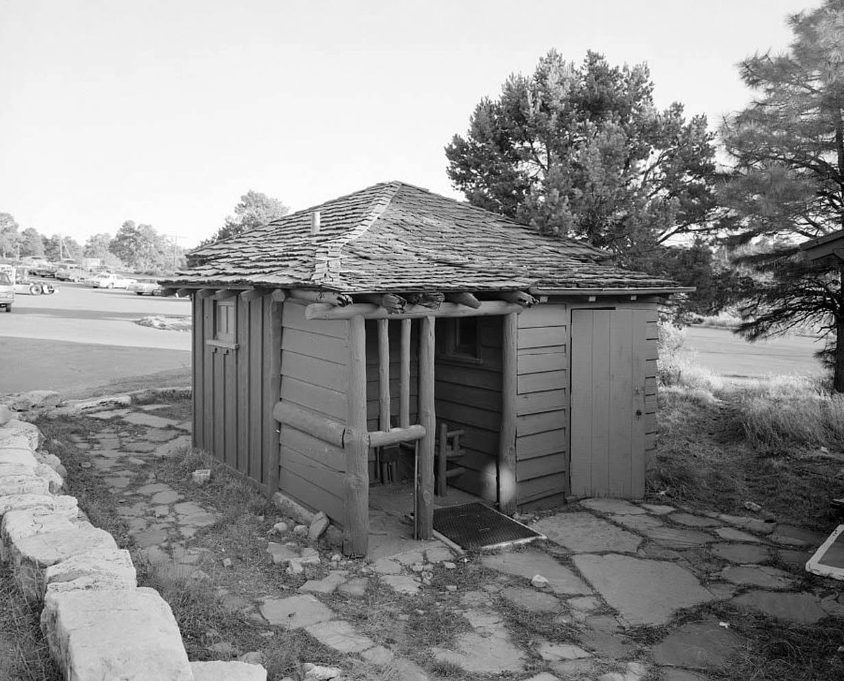 Historic Photo : Bright Angel Lodge, Cabin No. 6198, Grand Canyon Village, South Rim, Grand Canyon, Coconino County, AZ 1 Photograph