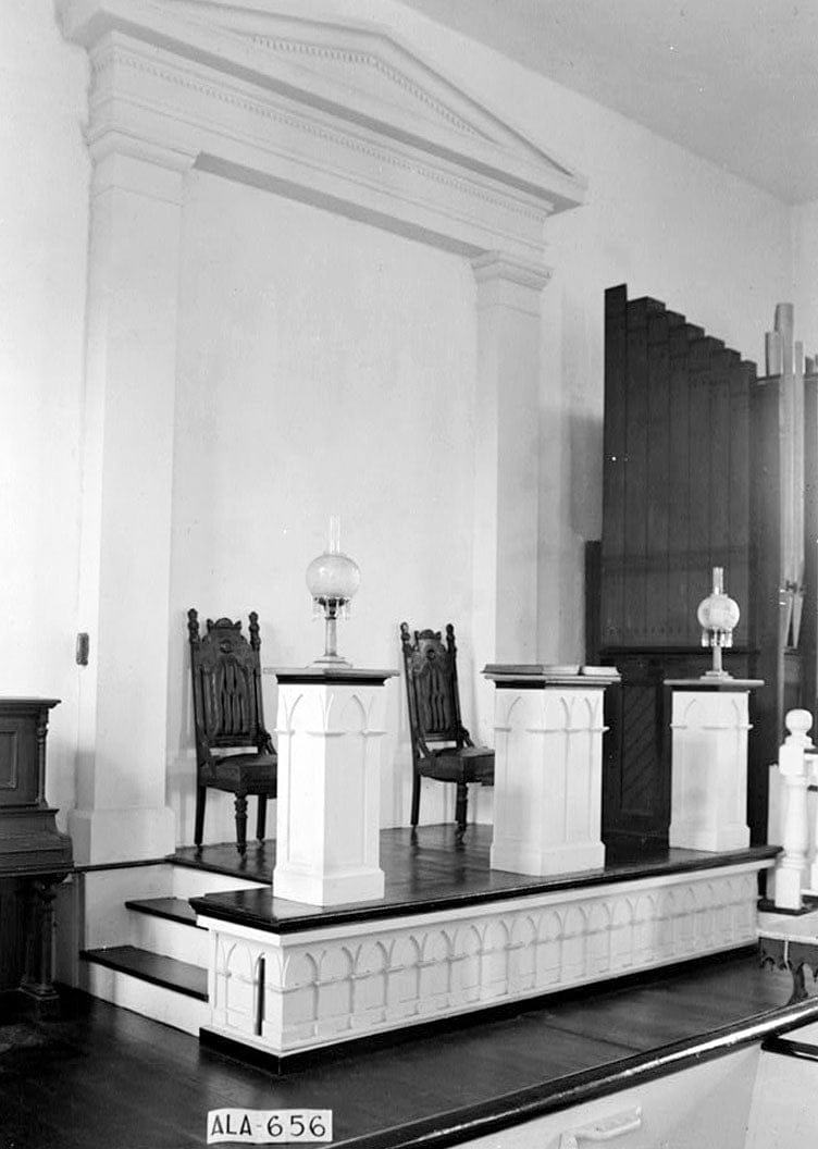 Historic Photo : Wetumpka Presbyterian Church, West Bridge & North Bridge Streets, Wetumpka, Elmore County, AL 1 Photograph