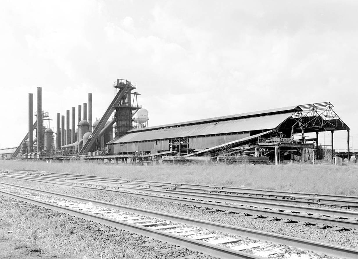 Historic Photo : Sloss-Sheffield Steel & Iron, First Avenue North Viaduct at Thirty-second Street, Birmingham, Jefferson County, AL 14 Photograph