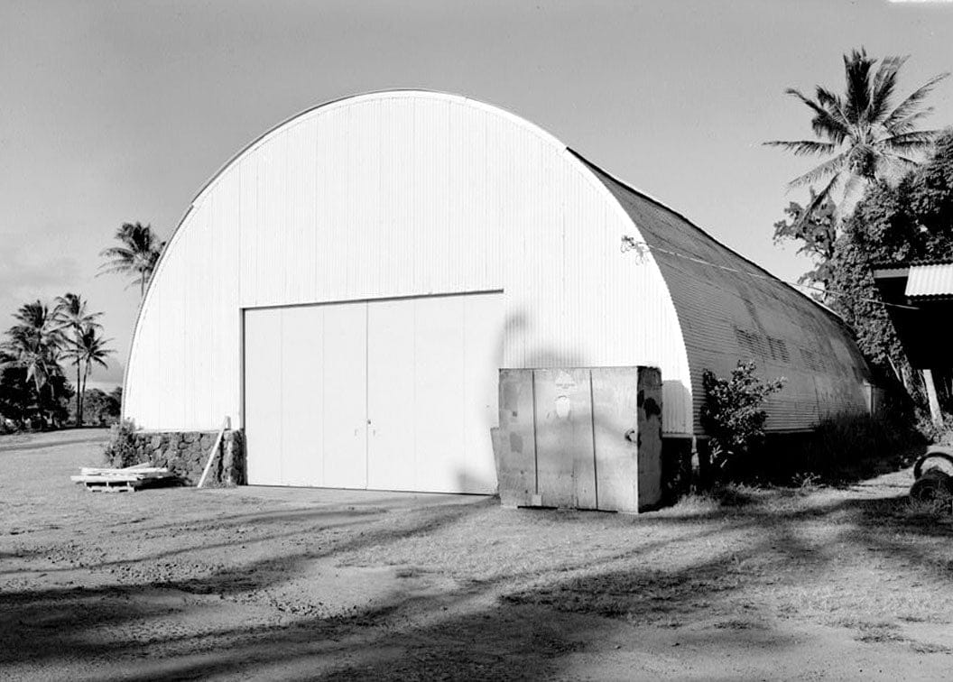 Historic Photo : Lumber Warehouse, Moloka'i Island, Kalaupapa, Kalawao County, HI 1 Photograph