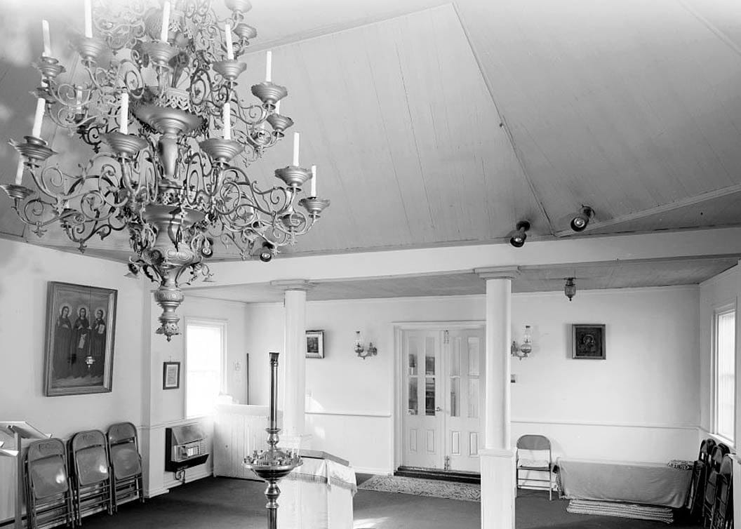 Historic Photo : Holy Assumption Russian Orthodox Church, Church, Mission & Overland Streets, Kenai, Kenai Peninsula Borough, AK 6 Photograph