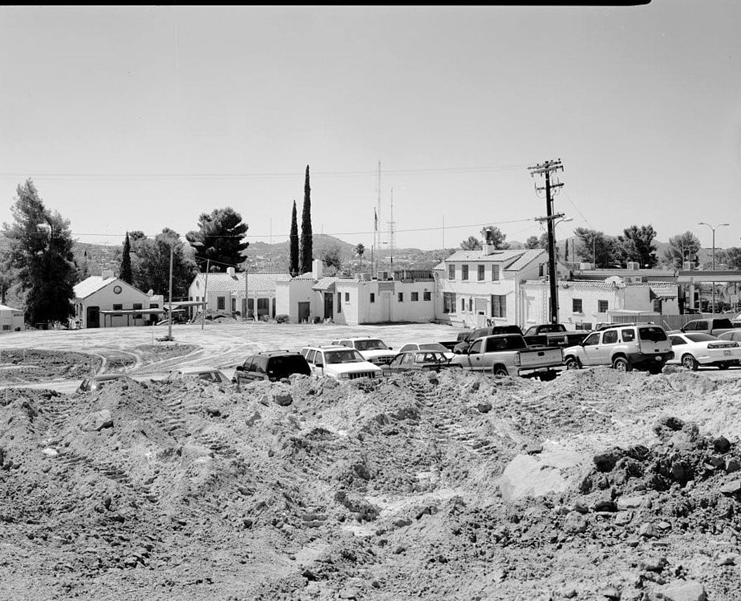 Historic Photo : U.S. Inspection Station, California State Highway 188, Tecate Road, Tecate, San Diego County, CA 1 Photograph