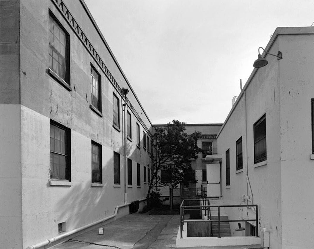Historic Photo : Oakland Naval Supply Center, Lodge-Cafeteria, East of Fifth Street, between D & E Streets, Oakland, Alameda County, CA 1 Photograph