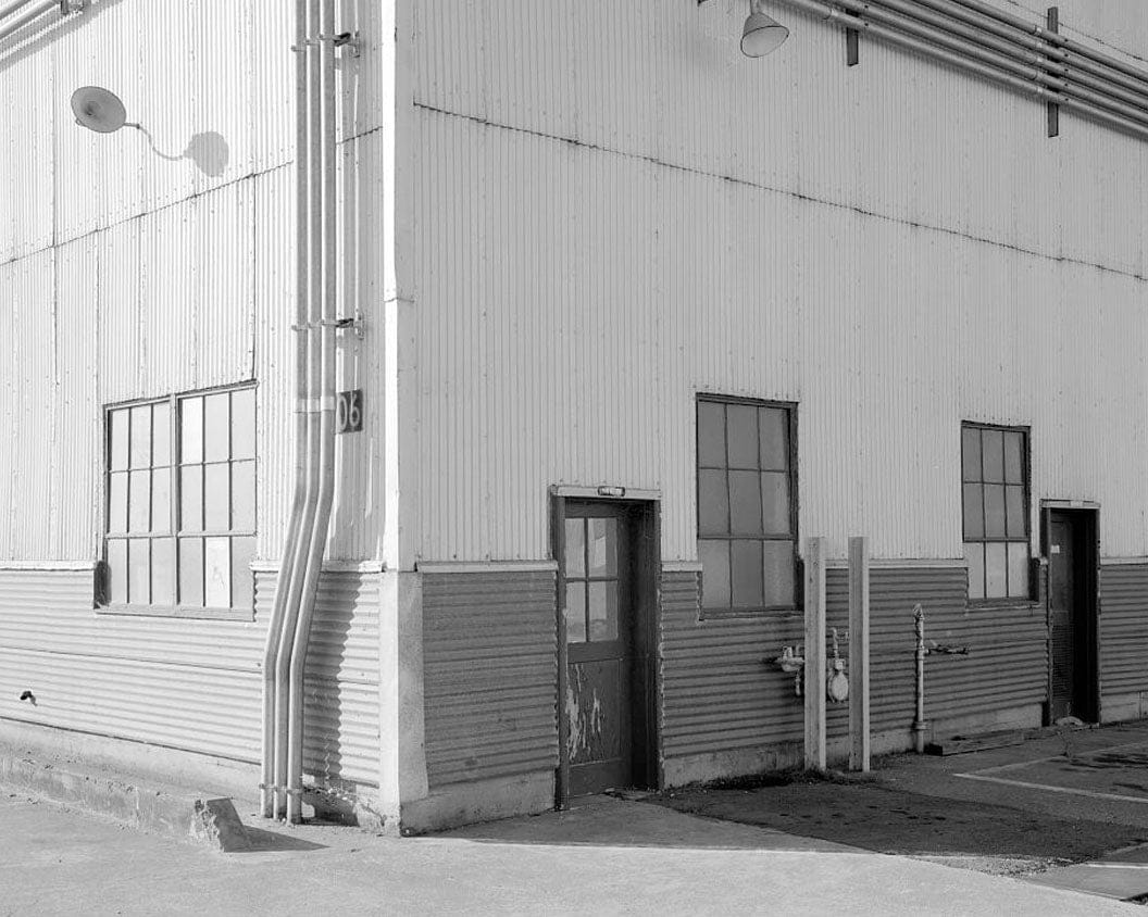 Historic Photo : Naval Supply Annex Stockton, Transit Shed Embarcadero Type, Along Embarcadero, Stockton, San Joaquin County, CA 5 Photograph