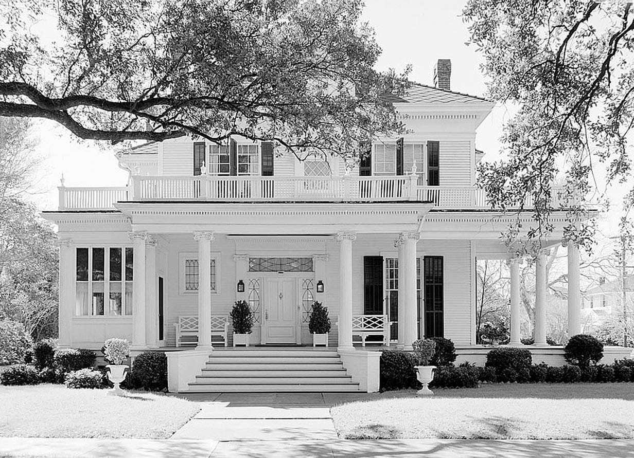 Historic Photo : Schley-Rutherford House, 1263 Selma Street, Mobile, Mobile County, AL 2 Photograph