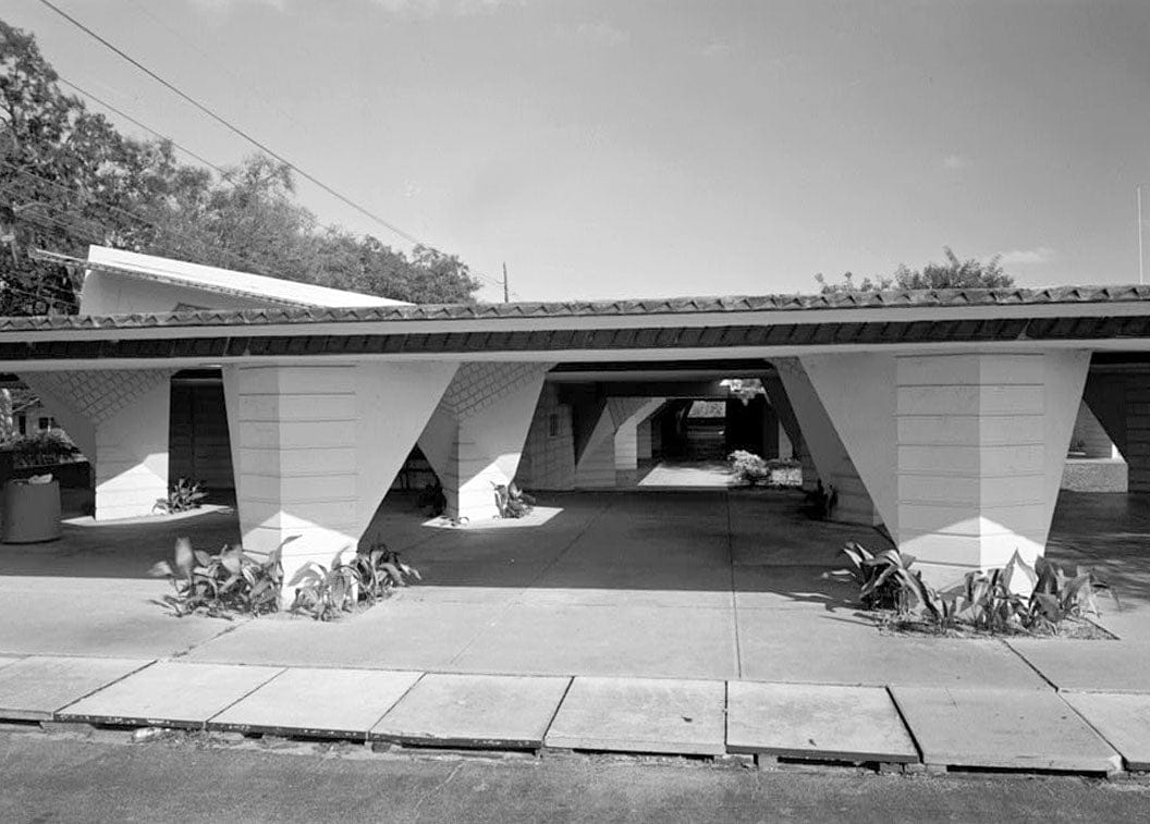 Historic Photo : Florida Southern College, Lucius Ordway Arts Building, McDonald & Johnson Avenues, Lakeland, Polk County, FL 1 Photograph