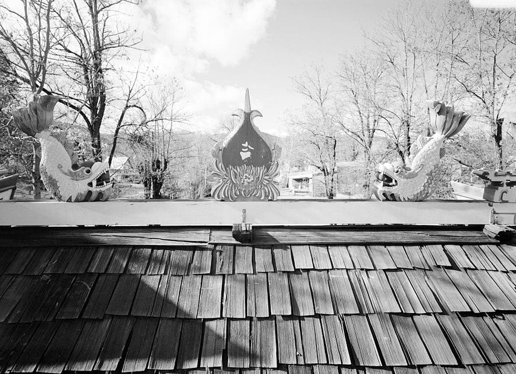 Historic Photo : Weaverville Joss House, Oregon Street, Weaverville, Trinity County, CA 9 Photograph