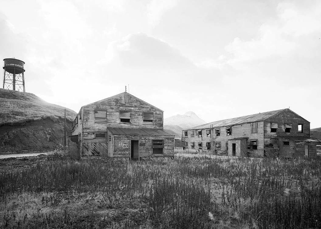 Historic Photo : Naval Operating Base Dutch Harbor & Fort Mears, Margaret Bay Cantonment Barracks, Unalaska, Aleutian Islands, AK 6 Photograph