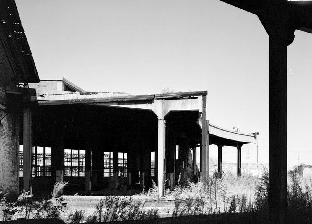 Central of Georgia Railway, Savannah Repair Shops & Terminal Facilities, Roundhouse, Site Bounded by West Broad, Jones, West Boundary & Hull, Savannah, Chatham County, GA 2