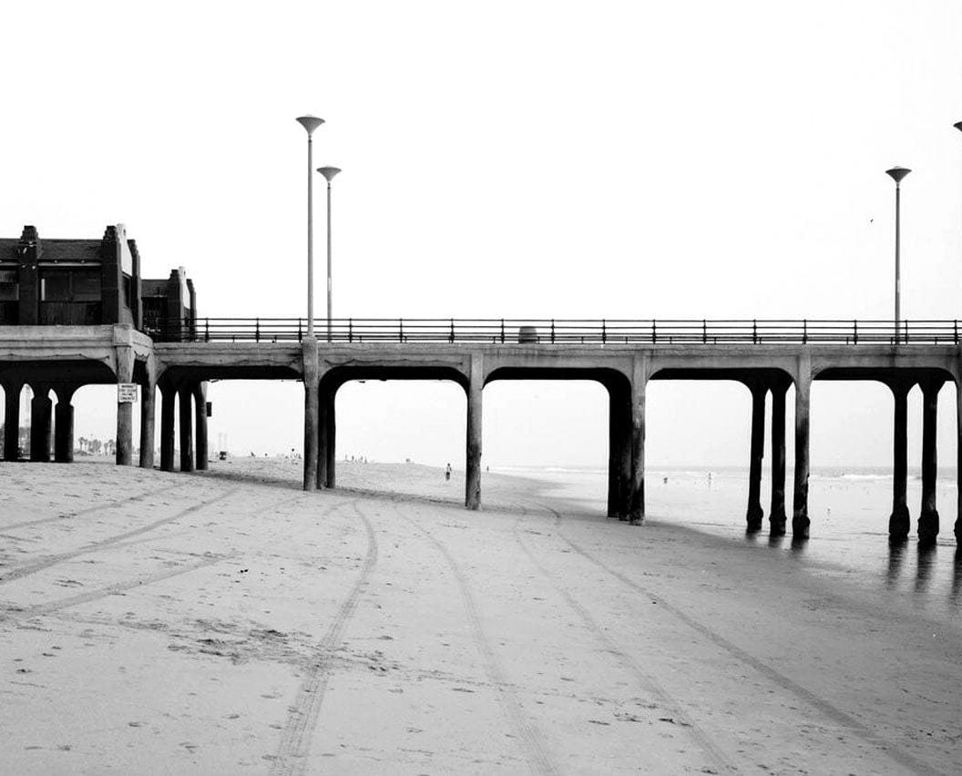 Historic Photo : Huntington Beach Municipal Pier, Pacific Coast Highway at Main Street, Huntington Beach, Orange County, CA 11 Photograph