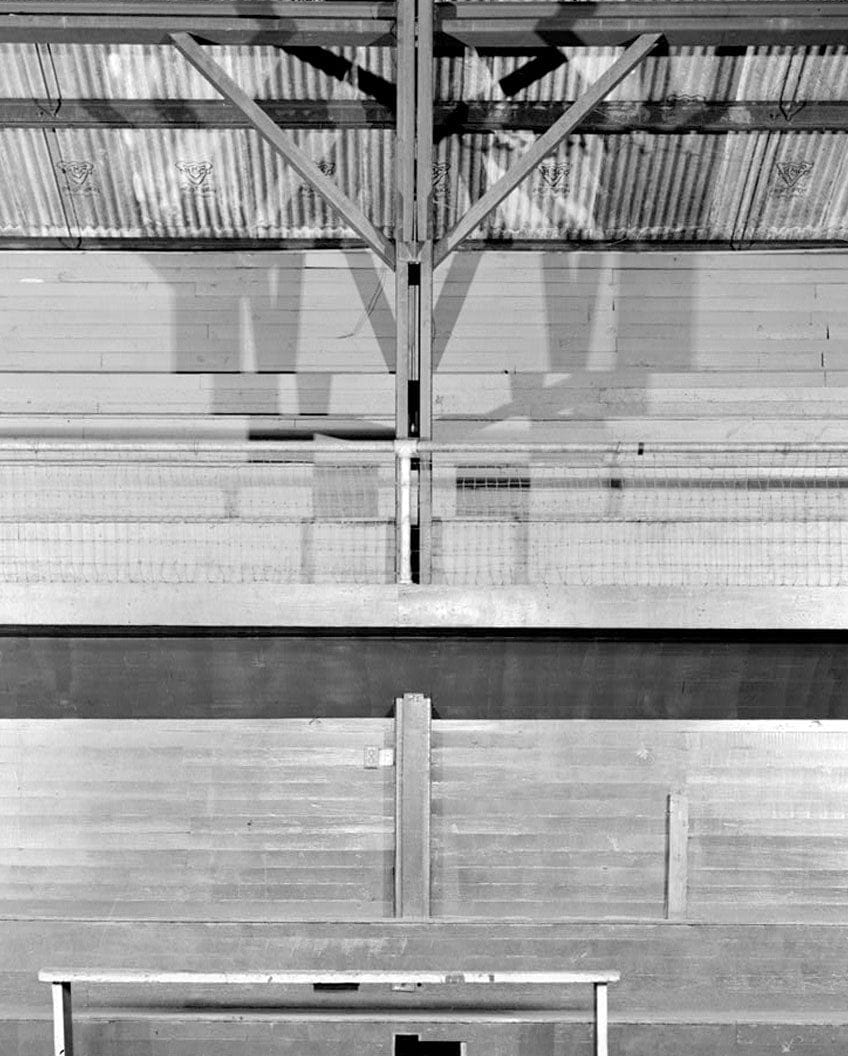Historic Photo : Plains School, Gymnasium, Bond Street (opposite Paschal Street), Plains, Sumter County, GA 3 Photograph