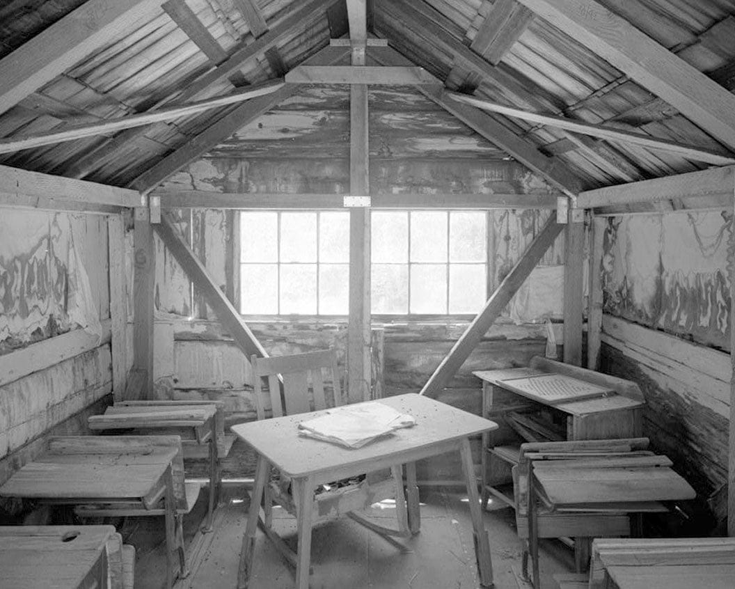 Historic Photo : Desert Queen Ranch, Schoolhouse, Twentynine Palms, San Bernardino County, CA 1 Photograph