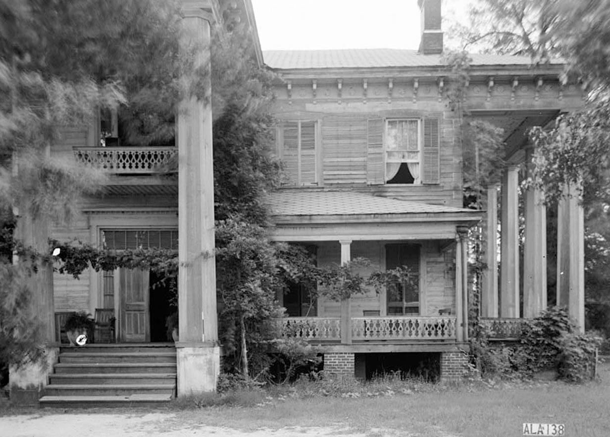 Historic Photo : Felix Tait Plantation, County Road 23, Camden, Wilcox County, AL 5 Photograph