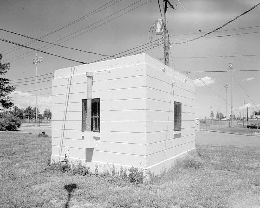 Historic Photo : Fitzsimons General Hospital, Booster Pump Station, East McCloskey Avenue & North Cooper Street, southwest corner, Aurora, Adams County, CO 2 Photograph