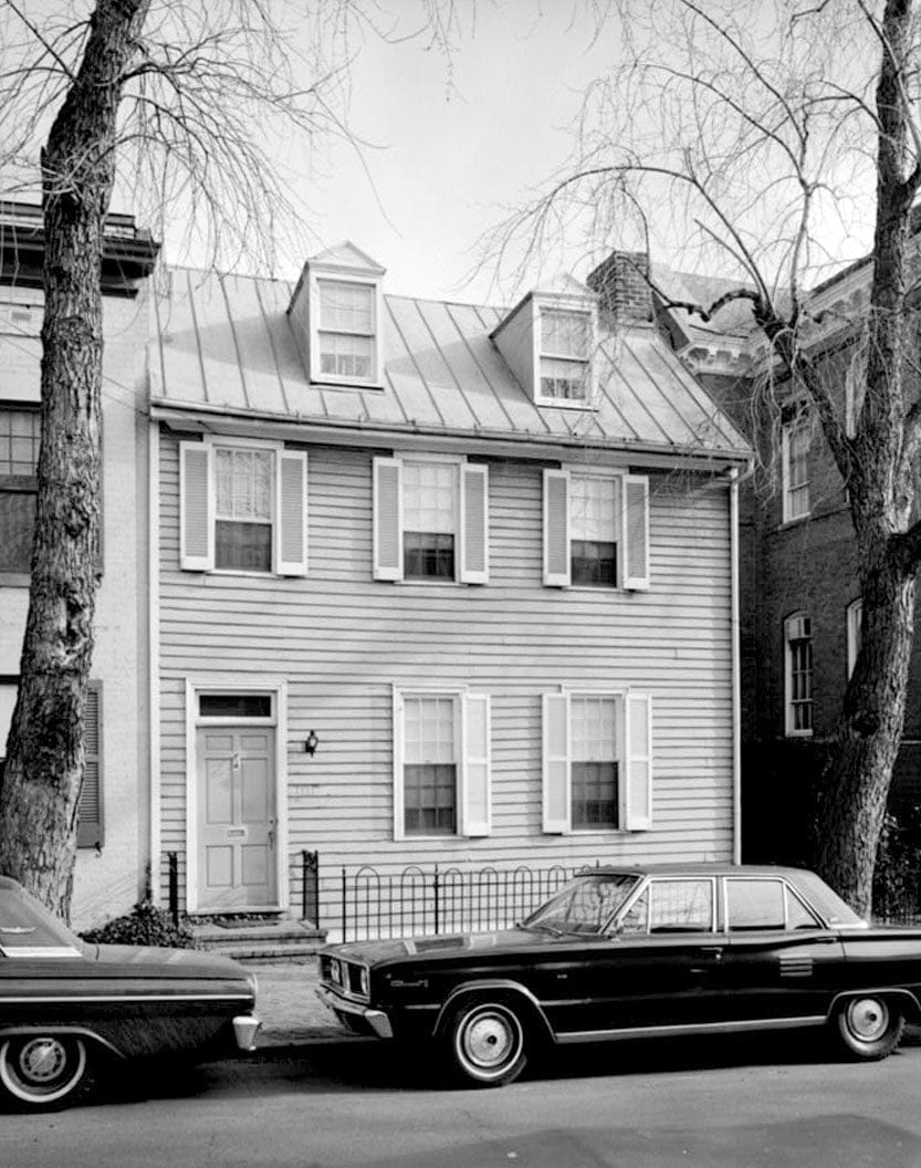 Historic Photo : Methodist Episcopal Parsonage House, 1221 Twenty-eighth Street Northwest, Washington, District of Columbia, DC 1 Photograph