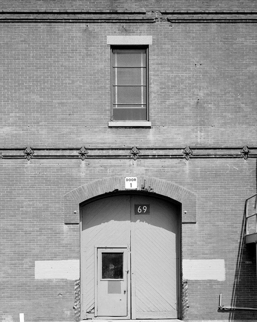 Mare Island Naval Shipyard, Equipment & Recruitment Storehouse, Waterfront Avenue, northwest corner of Waterfront Avenue & Fifth Street, Vallejo, Solano County, CA 6