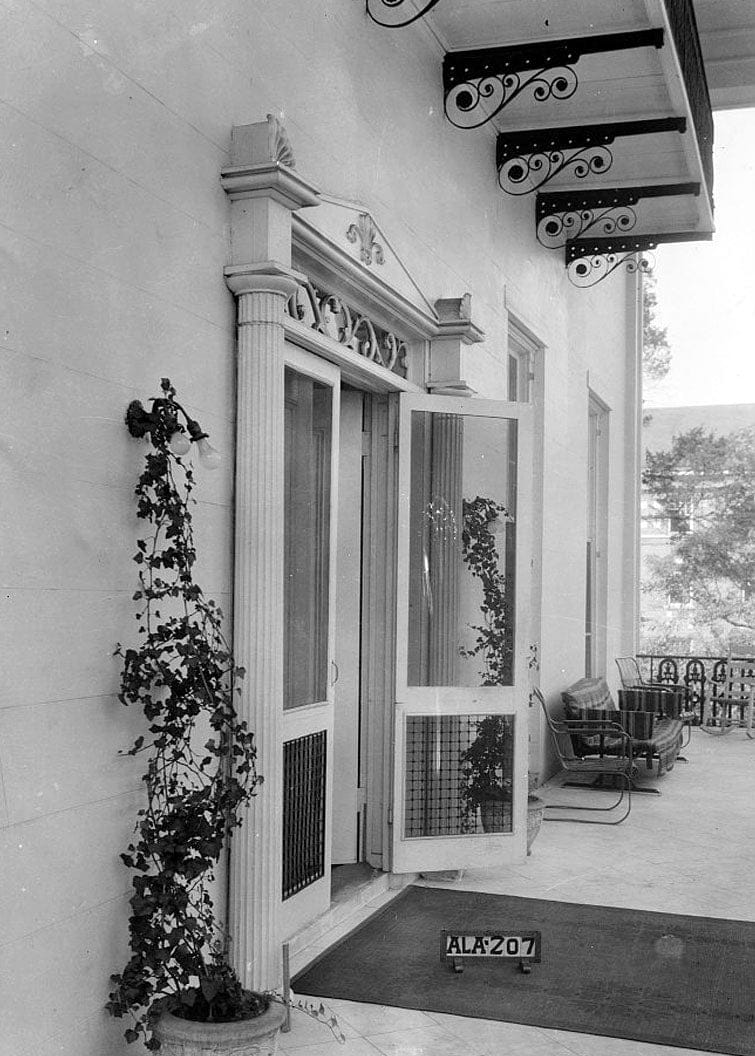 Historic Photo : University of Alabama, President's House, University Boulevard, Tuscaloosa, Tuscaloosa County, AL 15 Photograph