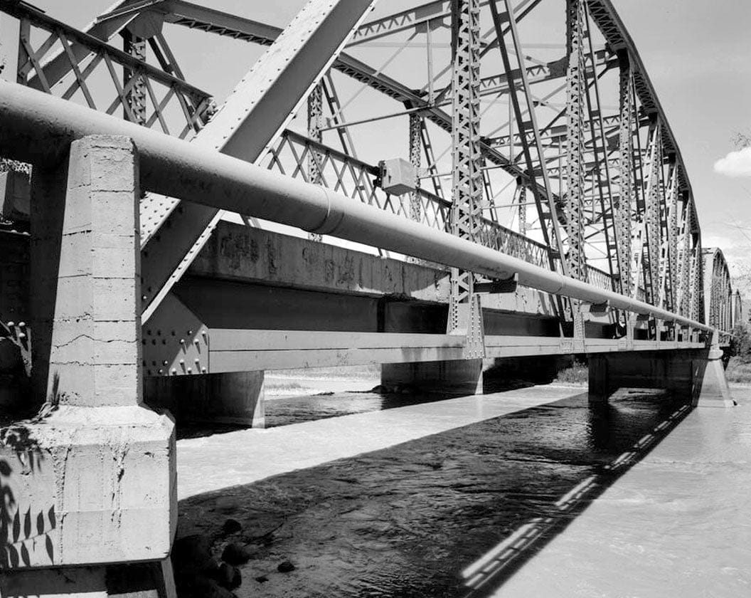 Historic Photo : Delta Bridge, Spanning Gunnison River on U.S. 50, Delta, Delta County, CO 2 Photograph
