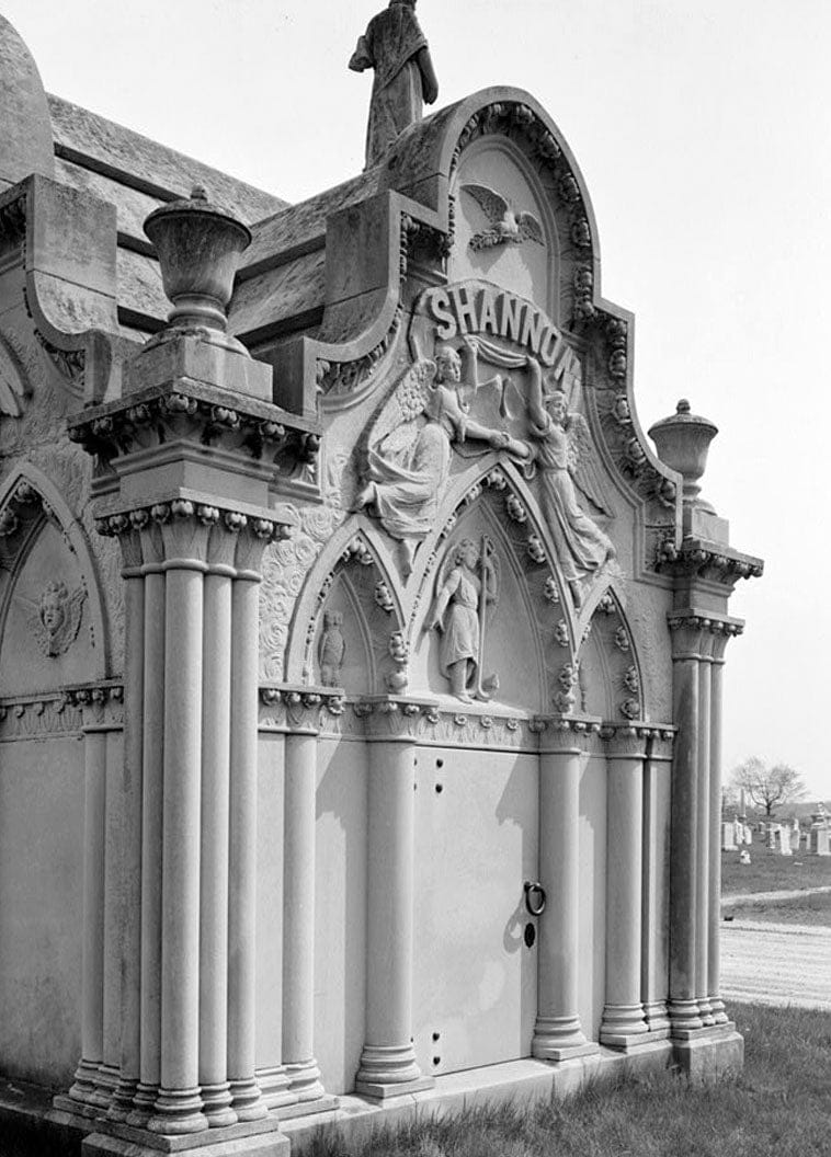 Historic Photo : James B. Shannon Mausoleum, Saint Mary's Cemetery, Norwich, New London County, CT 1 Photograph