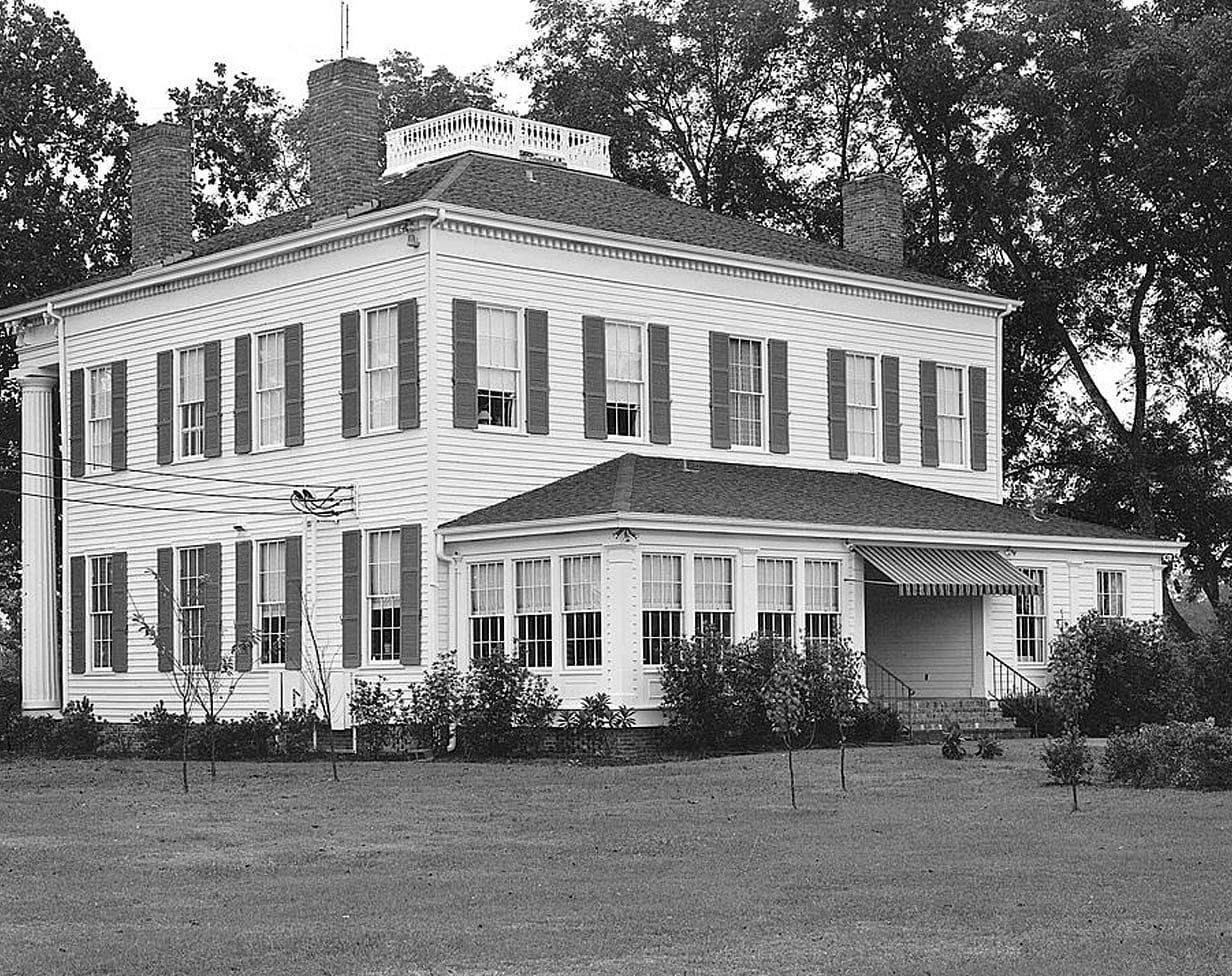 Historic Photo : Warren Stone House, County Highway 40 west of County Highway 37, Burkville, Lowndes County, AL 1 Photograph