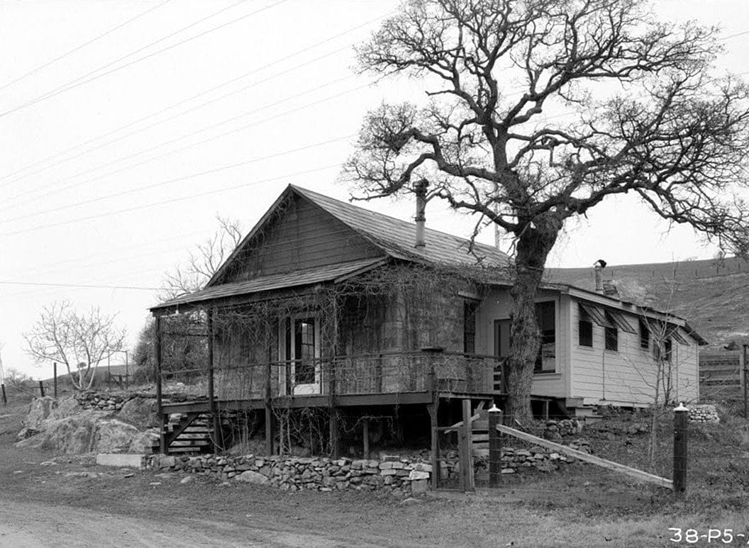 Historic Photo : Miller House, Sonora Highway, Knights Ferry, Stanislaus County, CA 1 Photograph