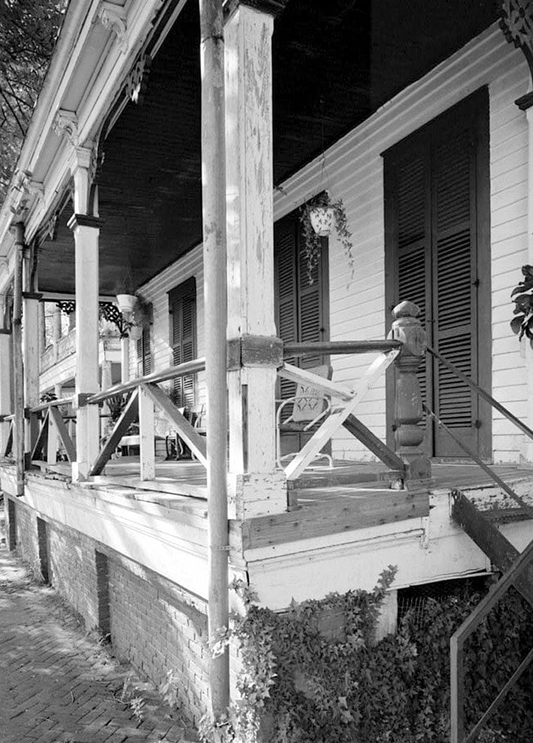 Historic Photo : Savannah Victorian Historic District, 313 East Bolton Street (House), Savannah, Chatham County, GA 1 Photograph