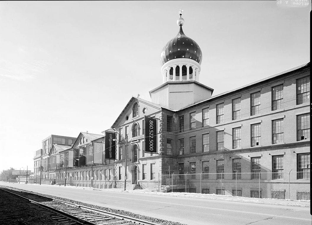 Historic Photo : Colt Fire Arms Company, East Armory Building, 36-150 Huyshope Avenue, 17-170 Van Dyke Avenue, 49 Vredendale Avenue, Hartford, Hartford County, CT 1 Photograph