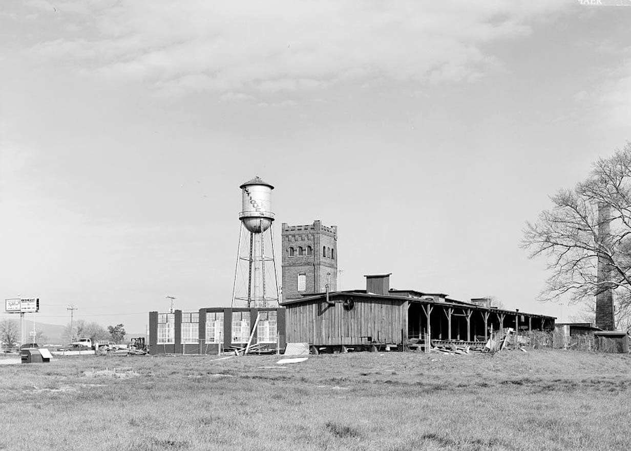 Historic Photo : Blue Spring Cotton Mill, Route 20, Oxford, Calhoun County, AL 4 Photograph