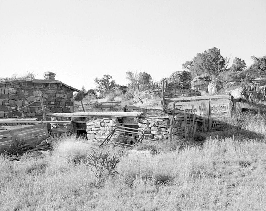 Historic Photo : Adam & Bessie Arnet Homestead, Dugout Cellar, East & adjacent to Marguerite Arnet Residence, Model, Las Animas County, CO 1 Photograph