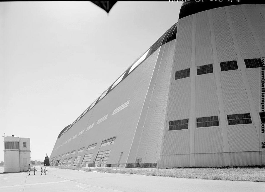 Historic Photo : Naval Air Station Moffett Field, Hanger No. 1, Cummins Avenue, Moffett Field, Sunnyvale, Santa Clara County, CA 5 Photograph