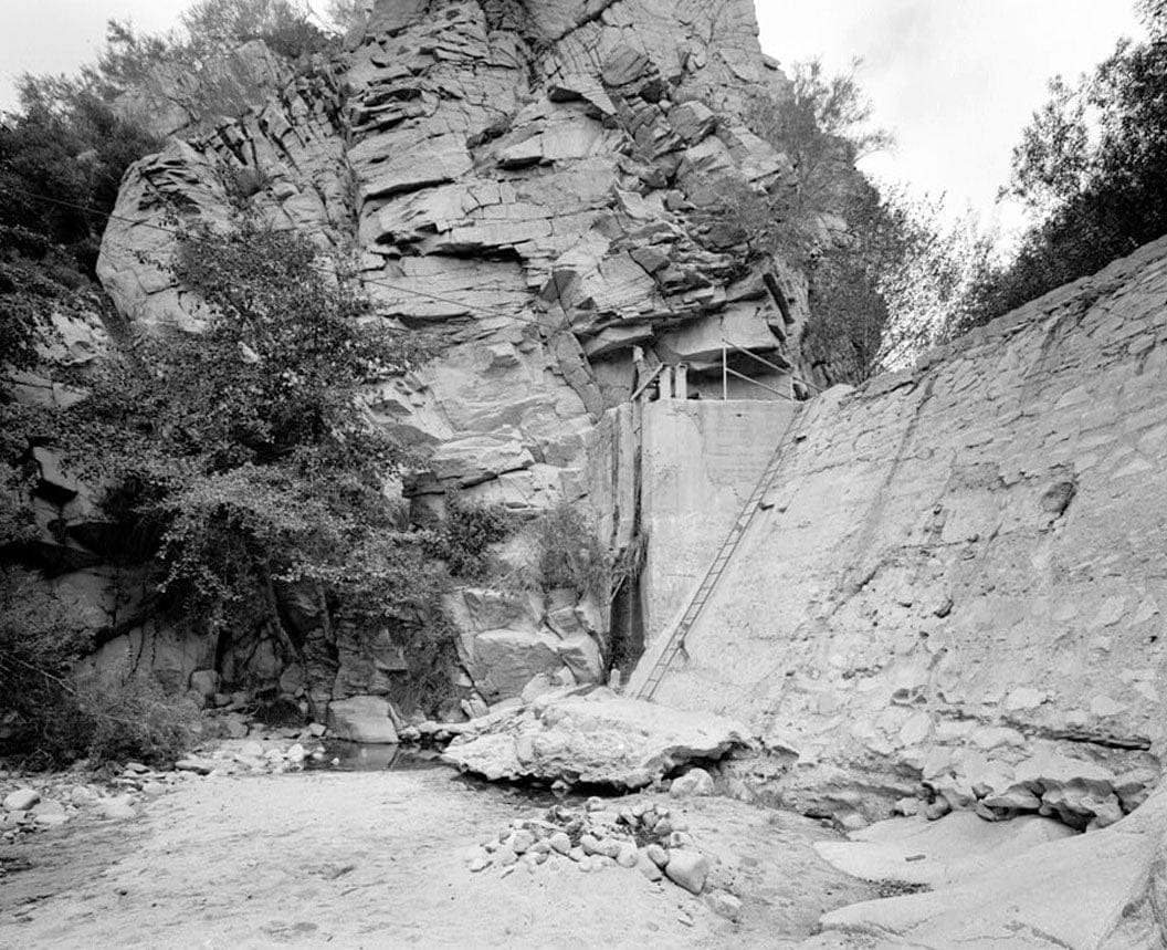 Historic Photo : Santa Ana River Hydroelectric System, Santa Ana River Diversion Dam, Redlands, San Bernardino County, CA 1 Photograph